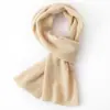 Bufanda de Cachemira para Mujer 100% Cachemira Pura Estilo Grueso de Invierno Versátil Color Sólido Chal Bufanda Cálida Protección contra el Frío Cuello