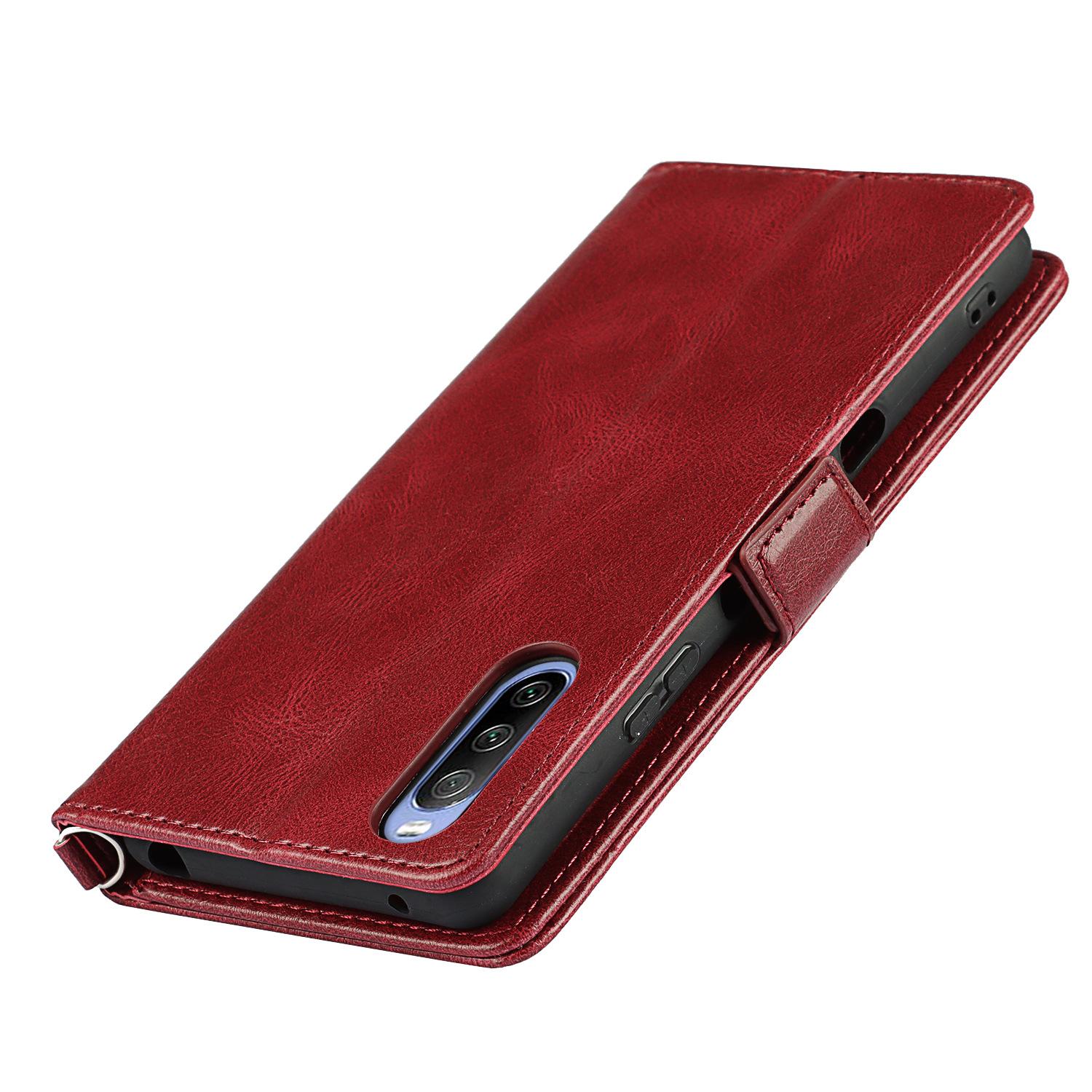 Xperia 10 III 中扣复古双折边翻盖皮套