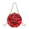 Bolsa de Jantar Transfronteiriça Clutch Bolsa Disco de Flor Moda Tendência Ombro Transversal Nova Bolsa de Design Nicho para Mulheres