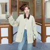 Outono de 2026 Nova Moda Casual Simples Elegante Confortável Amigo da Pele Verde Cáqui Patchwork Roupa de Trabalho Casaco Trench