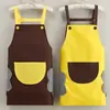 Nuevo Delantal Doméstico de Dibujos Animados, Delantal de Cocina Moderno, Resistente al Aceite, Impermeable, Resistente a las Manchas, Ropa de Trabajo Linda, Bata de Cocina, Delantal de Cintura