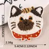 Parche Bordado de Animales Lindos Autoadhesivo Original para Toalla Accesorios Decorativos para Ropa Parche para Funda de Teléfono Parche de Tela