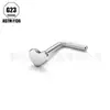 Stud para Ceja Curva de Aleación de Titanio F136, Barra para Oreja, Cuidado del Oído, Estilo Simple, Stud para Nariz de Mujer, Stud para Labio, Venta al por Mayor desde la Fábrica de Origen