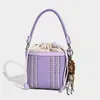 Bolso Cubo Tejido de Alta Gama Transfronterizo para Mujer Verano 2026 Nuevo de Moda Versátil Bolso de Mano Moda Bolso Cruzado