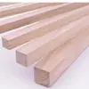 Venta al por mayor DIY Hecho a mano Materiales de construcción Modelo Tiras Finas de Madera Cuadradas Multiespecificación Palitos de Madera Pequeños Tiras de Madera Maciza Madera de Paulownia