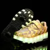 Zapatos heywalk de dos ruedas para niños y niñas, zapatos de patinaje, carga con cable USB, patrón de luz LED, zapatos luminosos para niños, venta al por mayor
