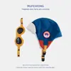 Gorra de Aviador con Gafas para Niños, Gorro de Invierno Cálido con Forro de Felpa, Protección para los Oídos Gruesa a Prueba de Viento, Gorro Lei Feng Unisex para Bebé