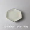 Bandeja Hexagonal de Cerámica Estilo Ins Transfronterizo Europeo para Joyería Día de San Valentín Día de la Madre Exhibidor de Joyería Pulseras Anillos