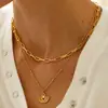 Corpo 925 Prata Estilo Ins Colar Galvanizado Ouro 18K Nicho Corrente da Clavícula Em Forma de Leque Alto Padrão Luxo Leve Empilhado Estilo Francês