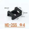 Asiento de fijación tipo grapa de nailon de plástico Ourun para cable de 3/8, juego de tornillos HC-2SSL, preferido para transfronterizos