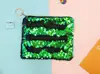 Bolsa de armazenamento de maquiagem de moda transfronteiriça bolsa cosmética de lantejoula bolsa de lantejoula que muda de cor com fecho porta-moedas clutch