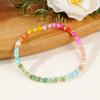 Pulseira de Pedra Negra Espaçadora Cor de Concha Pulseira de Contas Boêmia Simples Moda Exquisite Pulseira de Menina