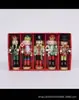 En Stock Madera 13cm Cascanueces Adorno Regalo de Navidad, Marioneta Soldado Cascanueces Pintado, Venta Caliente Transfronteriza