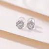 Aretes de Plata Esterlina S925 Octagonales de Encaje Facetados de Aguamarina Yuebao Jewelry Lujo Ligero Versátiles Joyería de Plata para Mujer Fuente