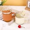 Nuevo Vaso de Agua de Vidrio de Alto Valor de Color Celebrado en Internet Vaso para Beber Doble de Gran Capacidad Vaso de Regalo Push Taza de Café para Oficina