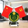 Trofeo de Premio Personalizado para Veteranos, Figura de Soldado, Recuerdo de Hermano Soldado de Sangre de Hierro, Regalo para Compañeros, Personalización de Recuerdos.