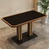 Mesas y sillas de estilo rústico para restaurantes de alta gama, cafeterías y restaurantes de fusión de moda y nicho que sirven cocina occidental, hechas de madera maciza