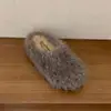 2026 Novas Pantufas de Algodão com Solado Grosso, Aumentadoras de Altura, Modernas, Delicadas, Fofas, Versáteis, Quentes, Forradas com Fleece, de Calçar Fácil para Mulheres