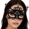 Máscara de Encaje, Sexy y Atractiva, Para Fiesta de Máscaras de Medio Rostro, Diseño Hueco Sexy para Adultos, Venta al por Mayor de Comercio Exterior Transfronterizo