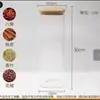 Pote Selado Quadrado, Pote de Armazenamento de Vidro, Pote de Chá para Conservar Frescor, Pote de Doces para Armazenamento de Grãos, Pote de Armazenamento de Vidro Borossilicato Alto
