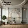 Pladur decorativo de lujo ligero talla para toda la casa protección de pared placa de yeso texturizada ignífuga suministro directo de fábrica para villa