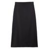 Falda Larga Negra de Corte A para Mujer, Nuevo Estilo Otoño 2025, Falda Chic de Cintura Alta para Mujer Petite con Diseño Único