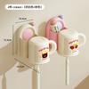 Ventosa Portacepillos Vaso Almacenamiento Estante Vaso Enjuague Bucal Montado en Pared Almacenamiento Cepillo de Dientes Eléctrico Hogar Baño Colgador de Vaso para Dientes