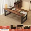 Mesa de computador, mesa de conferência, mesa longa, mesa de escritório de mesa, mesa de negociação de luxo leve, bancada simples, mesa longa dupla