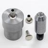 Rebite semi-oco punção mão pressionar botão máquina mão bater rebite oco rebite floração flanging curling molde