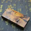 Adorno de Madera de Azufaifo Golpeada por el Rayo de la Ciudad Shanhai, Placa de Madera con Relieve Largo, Tallado Fino por una Sola Cara con Marcas de Rayo, Mapa Completo de la Ciudad Shanhai, Puramente Hecho a Mano