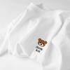 Camiseta Branca para Mulheres Estilo Coreano Manga Curta Verão Versátil Casual Camiseta Ins Moda Gola Redonda Top Camiseta Manga Curta para Homens