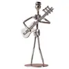 Cross-border atacado homem de ferro banda ornamentos acessórios para casa retro metal pequeno homem de ferro decoração de mesa artesanato de ferro