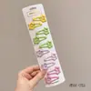 Pinzas para el pelo BB de colores dopamina para niños, pinzas para el pelo versátiles dulces y lindas para niñas y bebés, pequeños accesorios para el pelo