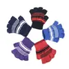 Guantes sin dedos unisex otoño e invierno finos cálidos de lana tejida de dedo completo hombres y mujeres estudiante escritura guantes sin dedos