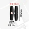 Hebilla de Oliva para Tienda de Campaña de Agujero Único y Doble Hebilla de Cuerda para Ropa de Chaqueta Tejida a Prueba de Viento con Ojal Hebilla de Plástico Negra y Blanca Disponible en Fábrica
