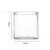 Garrafa Aromaterapia de Vidro Minimalista Transfronteiriça, Copo de Vidro para Vela Perfumada Espesso para Decoração de Casa, Suporte para Vela Copo 10*10