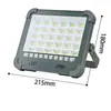 Iluminación Solar Portátil para Exteriores Transfronteriza Estilo Camping Puesto de Venta Carga Multifunción USB Reflector de Emergencia Luz Fuerte