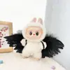 [Apenas Roupas] Pingente de Roupa Labubu Primeira/Segunda Geração Roupas de Bebê Labubu Festa Sentado Cabeça de Saia de Roupa de Bebê