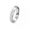 Anillo romántico para pareja, para una mujer y un hombre, con diseño de nicho, grabado para novia y comida.