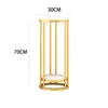 Soporte de Flores de Mármol Color Crema para Sala de Estar, Soporte de Flores para Mueble de TV de Pie, Soporte Decorativo Minimalista de Lujo Ligero para Plantas Verdes, Balcón Interior