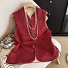 Colete de Seda Redutor de Idade com Qualidade Garantida para Mulheres de Meia-Idade, Tamanho Grande, Reversível, Novo Estilo Chinês, Estilo Nacional, Outono