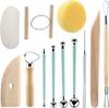Conjunto de Ferramentas para Cerâmica Transfronteiriço, Conjunto de 5 Peças para Escultura em Argila, Produtos Artísticos de Argila Macia, Marca do Fabricante