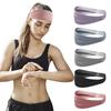 Diadema deportiva para el cabello, baloncesto, ciclismo al aire libre, antitranspirante para hombres y mujeres con oxígeno, fitness, yoga, diadema ancha que absorbe el sudor.