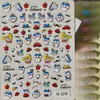 Adesivos Fofos Jiji Kawaii para Unhas em Estoque 3D Infantis Usagi Adesivos em Relevo para Câmera de Celular Modelo YL