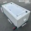 Tanque de Cría Engrosado Caja de Transporte de Peces Horizontal Rectangular para Maletero Caja de Peces de Plástico Pesca Tapa abatible