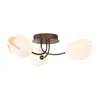 Luz Principal para Sala de Estar de Lujo Francesa 2025 Estilo Crema Simple Moderno Lámpara de Araña Decorativa de Tulipan para Comedor Dormitorio