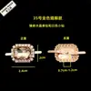 Novos Acessórios de Decoração para Sapatos com Strass, Fivelas de Sapato de Metal, Flores para Sapatos, Sandálias, Laços, Elementos Decorativos no Meio, Fivelas de Sapato Femininas