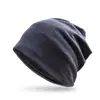 Gorro de punto otoño e invierno europeo y americano para hombre y mujer, versátil, cálido, de punto con pelo, para cabeza grande, a prueba de viento, gorro de luna, gorro para la cabeza, gorro para el frío