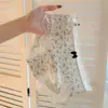 Calcinhas de Renda Floral 100% Algodão para Mulheres Classe A Sem Costura Respiráveis Cintura Média Doces Macias Calcinhas Femininas