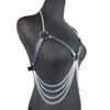 ZIZ productos europeos y americanos para mujer, accesorios de cuero, conjunto de ropa bondage, artículos calados
